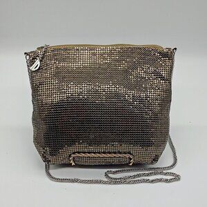 Vintage Whiting & Davis Golden Bronze Metal Mesh Bag